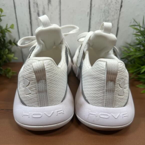 Under Armour Women's HOVR Rise 3 Cross Trainer White Shoes Size 6.5 - Picture 5 of 8